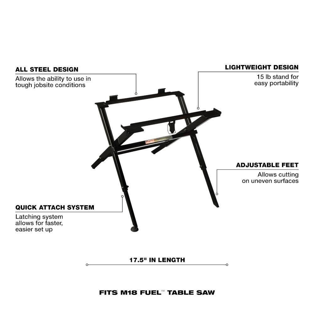 Milwaukee Folding Table Saw Stand- 48-08-0561