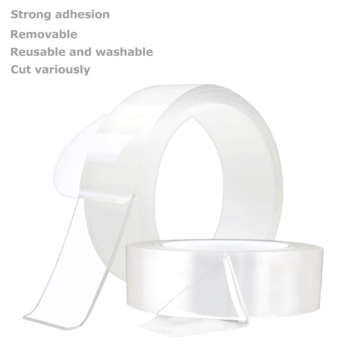 Double-sided Grip Tape Traceless Washable Adhesive Gel Nano Invisible Tape
