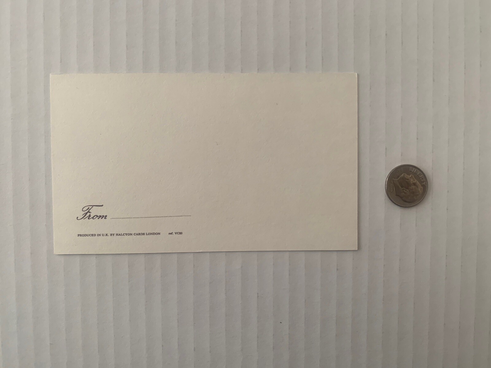 Vintage 2.75” x 4.75” Bluebird Ephemera Message Card Unused Front & Back London