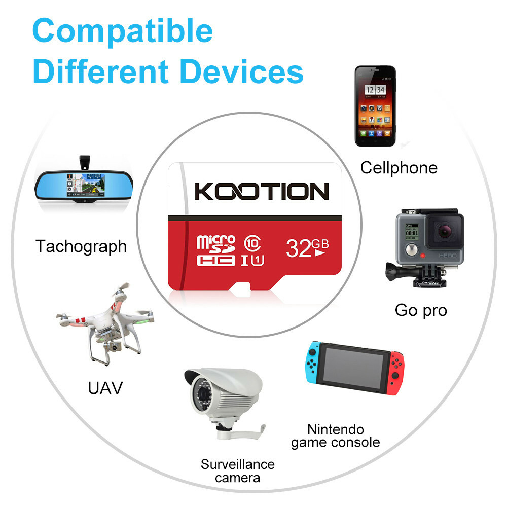 LOT 32GB Micro SD Card Memory Card SDHC Class10 TF Card For Camera