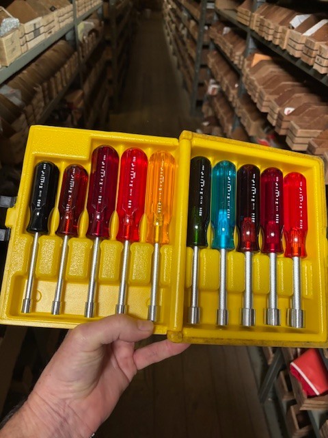 HS-6-18 XCELITE 10 PC NUTDRIVER SET NEW SURPLUS