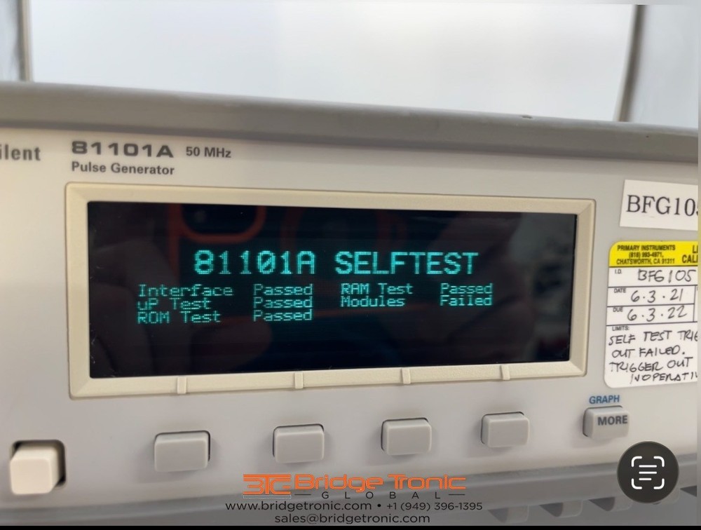 Agilent 81101 A Pulse Generator