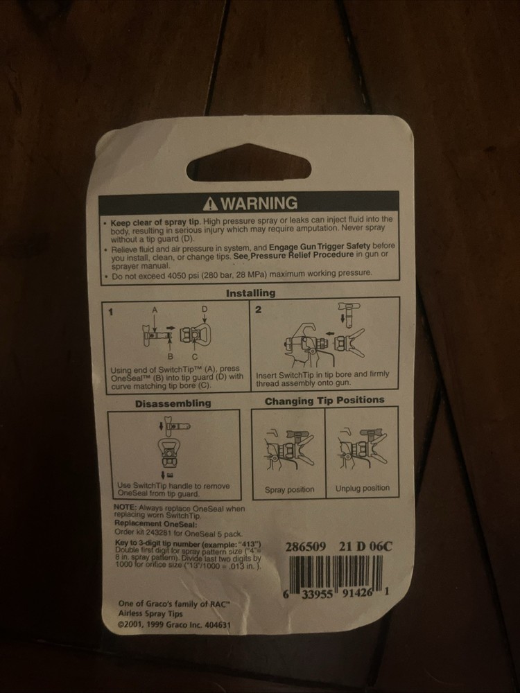 RAC 5 SwitchTip 286509