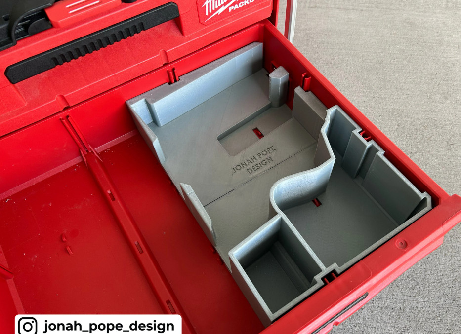 Milwaukee Packout Drawer Insert for M12 23GA Pin Nailer (Insert Only)