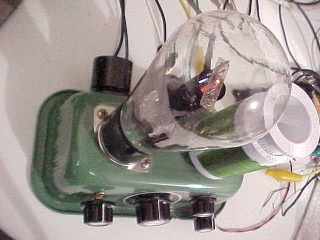 SCHEMATIC ONLY GLOW-BULB 42 TUBE SHORTWAVE/AM BCDST REGEN (535khz to 14.8mhz)