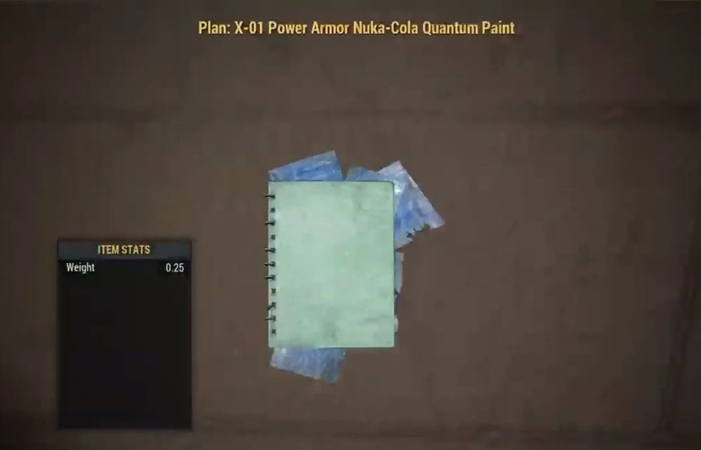 (Xbox) X-01 Nuka Cola Quantum Paint Plan