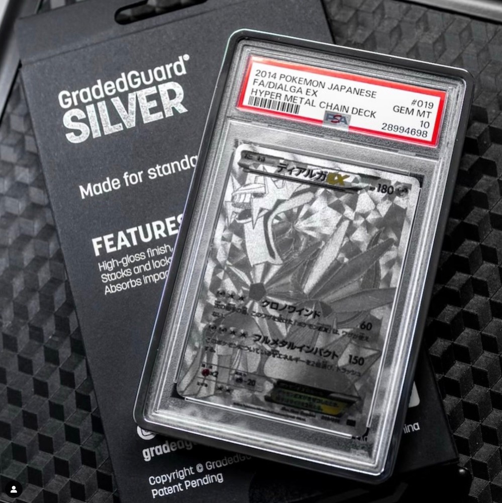 GradedGuard PSA Graded Card Case Guard Protector SILVER Limited Edition
