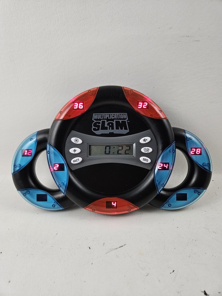 Educational Insights Multiplication Slam Handheld Electronic Math Game Ages 8+