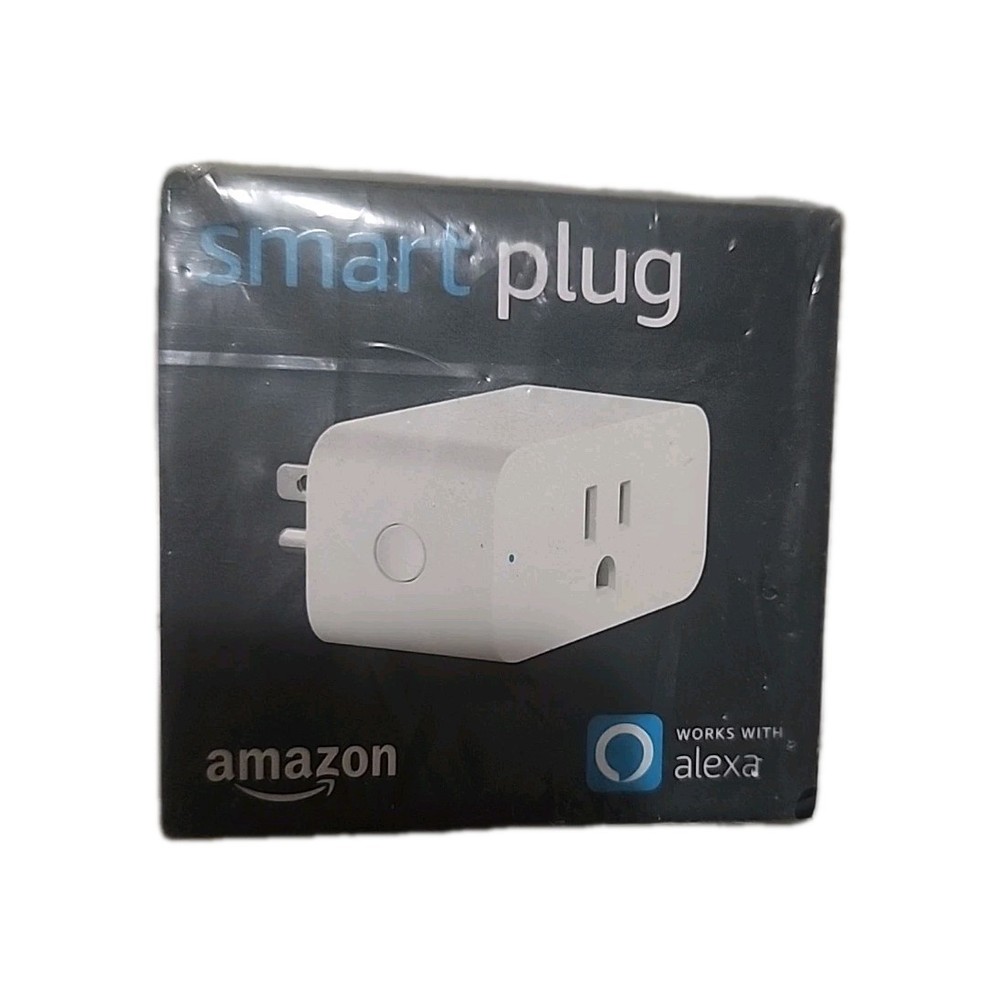 Amazon Smart Plug 3-Prong Single Socket Wifi Plug Works With Alexa White