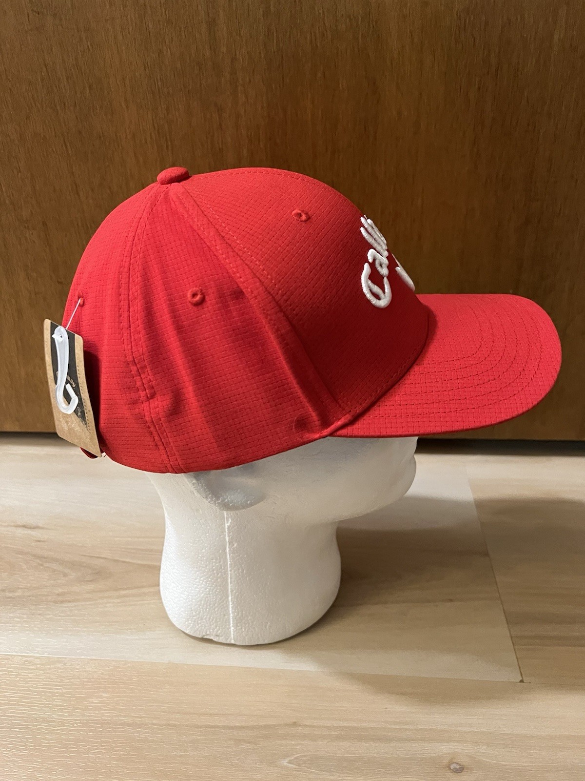 NWT Callaway Performance Pro Odyssey Red Adjustable Strapback Golf Hat Cap New