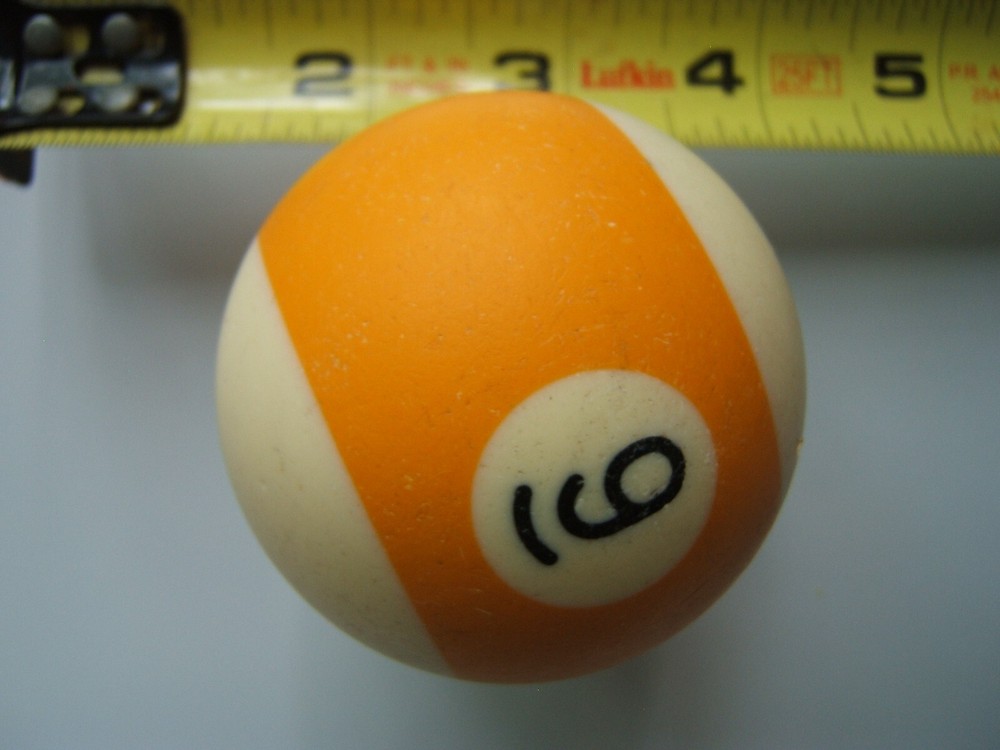 Billiard/Pool Balls / Individual replacement / 2 1/4" diameter / No. 9