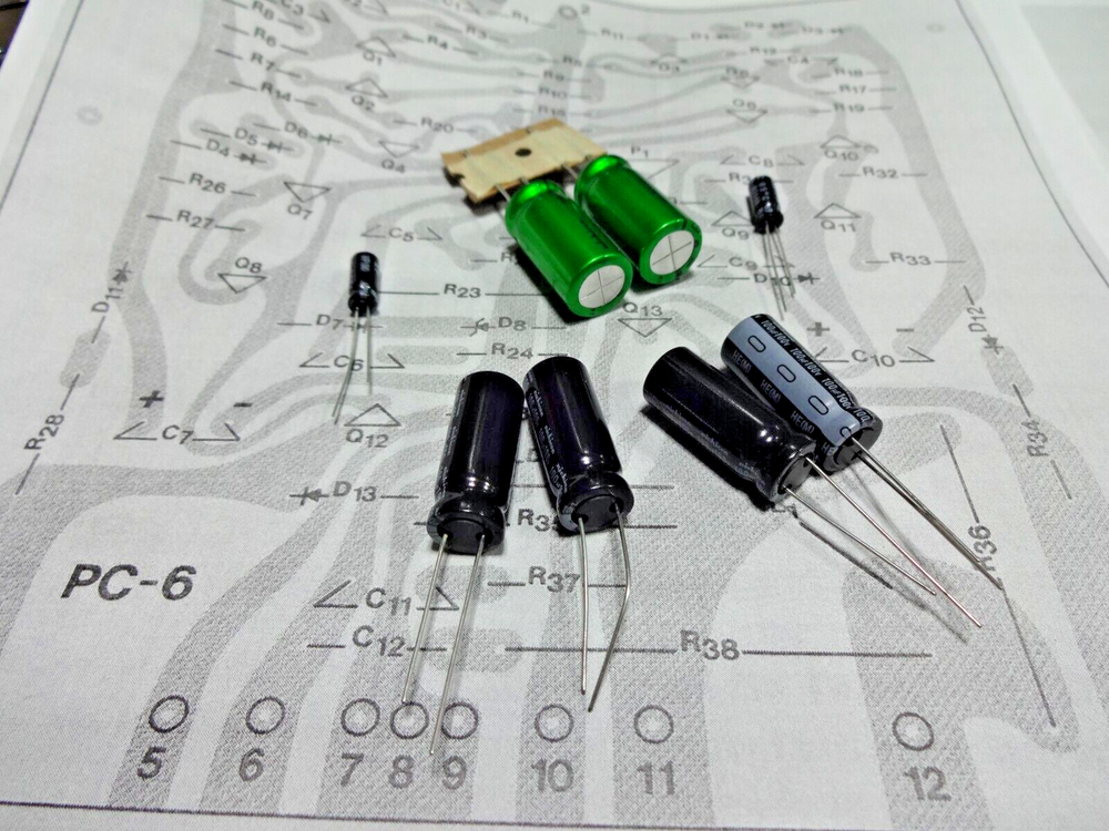 HAFLER DH-200 PC-6 ELECTROLYTIC CAPACITOR KIT