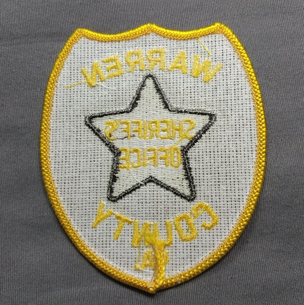 Warren County Sheriff's Office VA Virginia 3.5" Patch