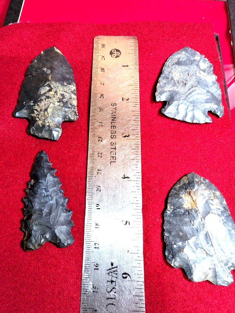 Cache Blades Artifacts- Coshocton Co. Ohio