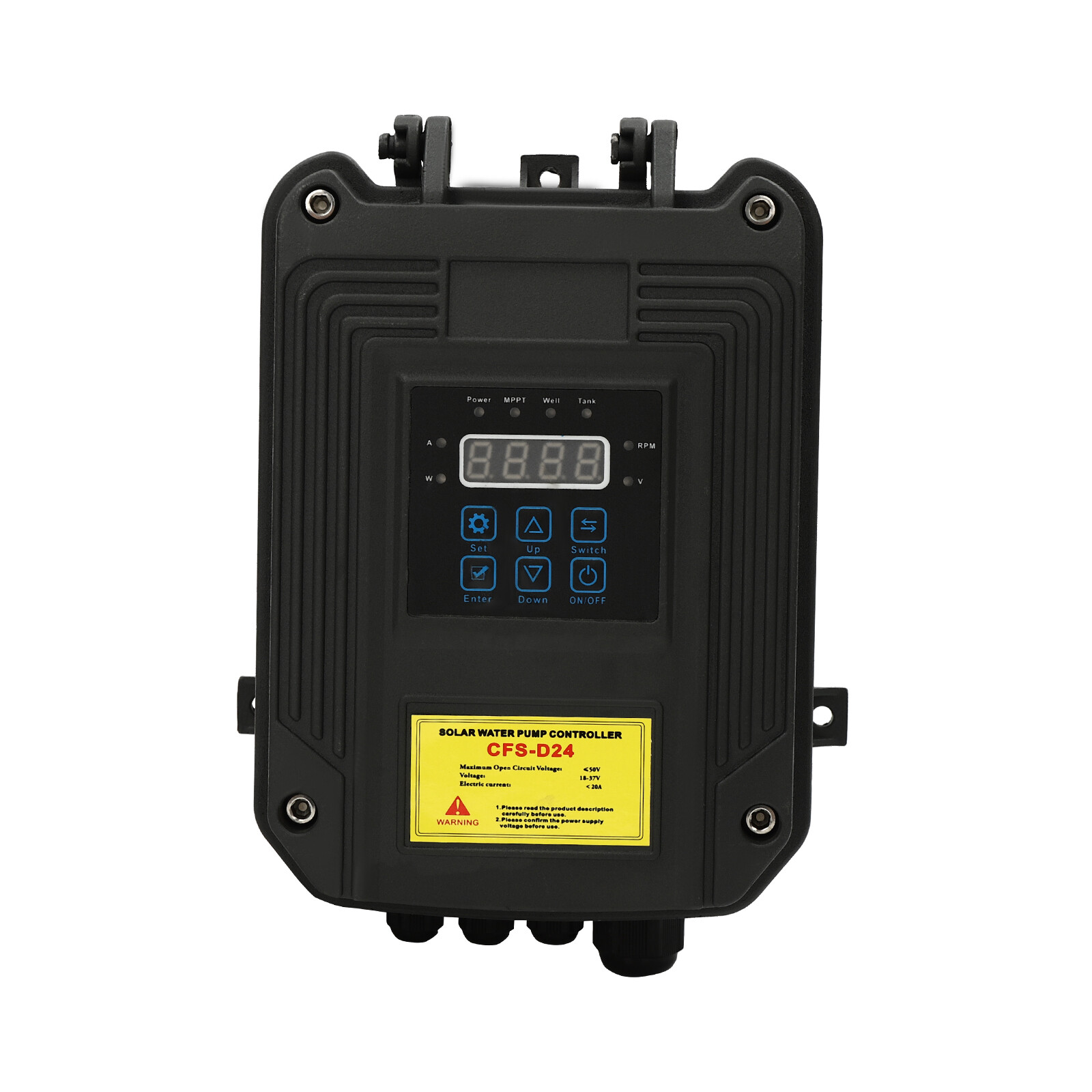 3" Solar Pump Submersible Pump Deep Well Bore Water Pump &MPPT Controller DC24V