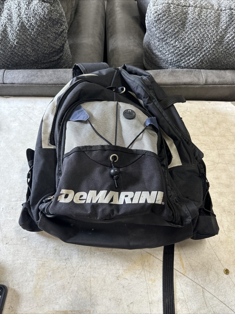 DeMarini Voodoo OG Baseball/Softball Backpack Bag - Black/gray