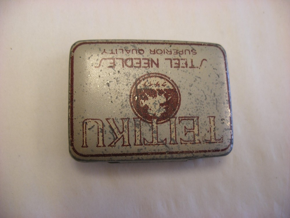 Phonograph Gramophone Needle Tin - Teitiku - Empty