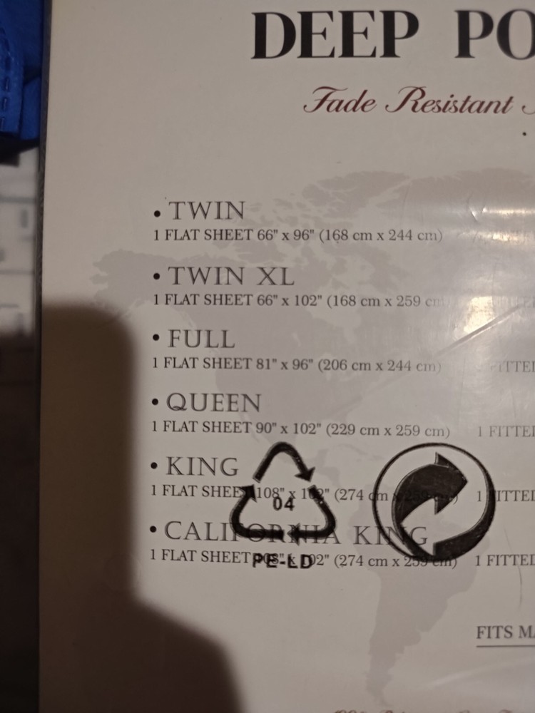 full/double deep pocket sheet set, gray plaid