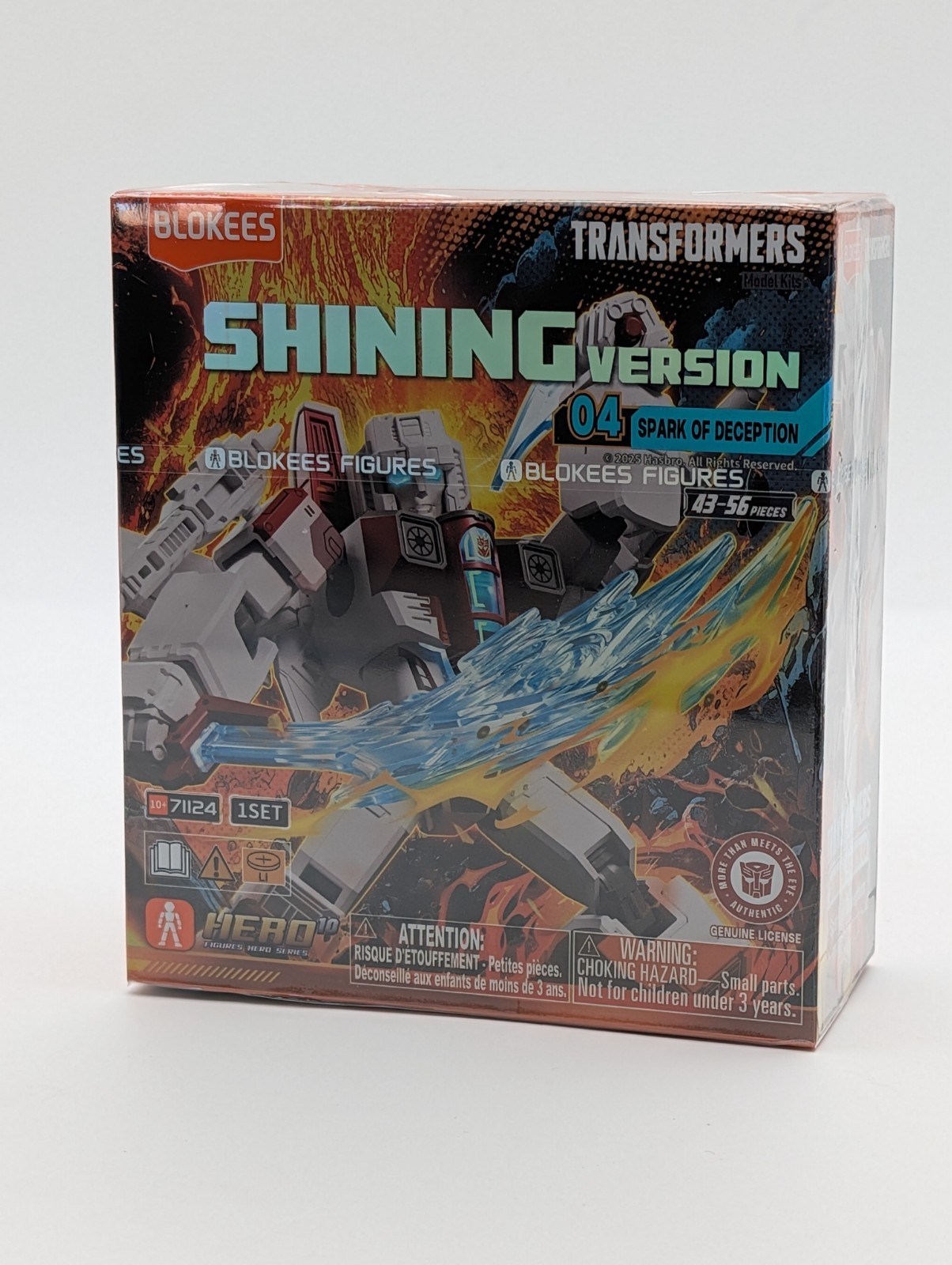 Blokees Transformers Shining Version 4 Shattered Glass Starscream Model Kit