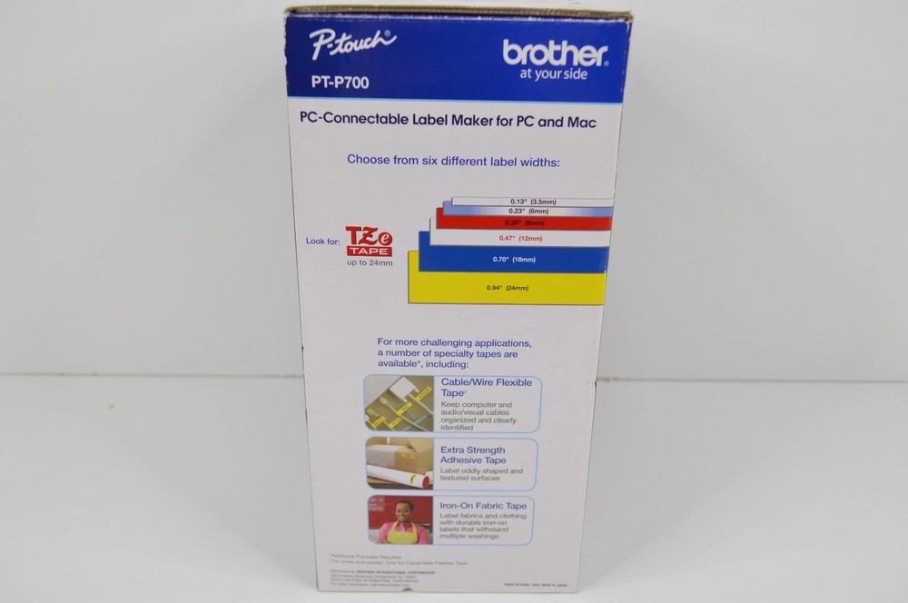 Brother PT-P700 PC-Connectable Label Maker for PC and Mac - New Opened Box