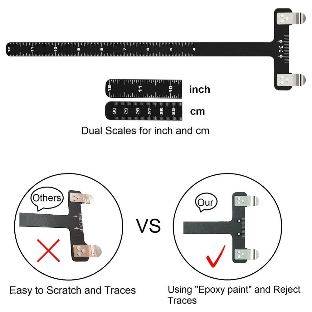 Bow String Nocking Points Set w/T Square Ruler Nocking Buckle Pliers&Buckle