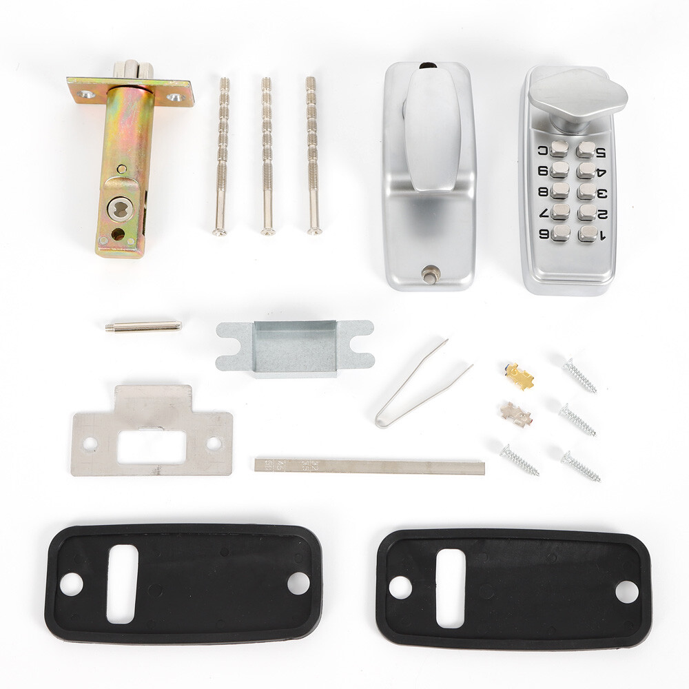 Mechanical Door Lock Keyless Knob Keypad Digital Password Security Combination