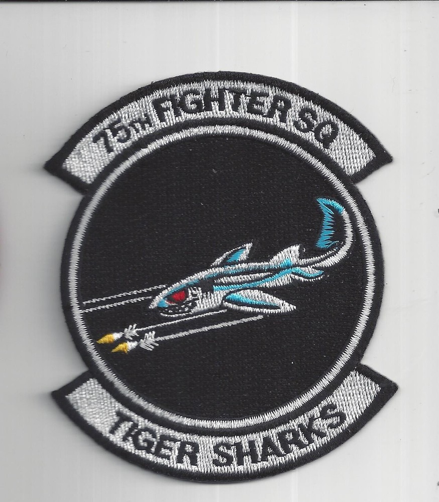 PATCH USAF 75TH FIGHTER SQ FS COLOR