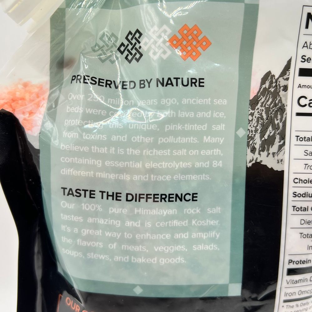 Willow & Everett Himalayan Pink Salt Coarse Grain Easy Pour Spout 2.2 LBS