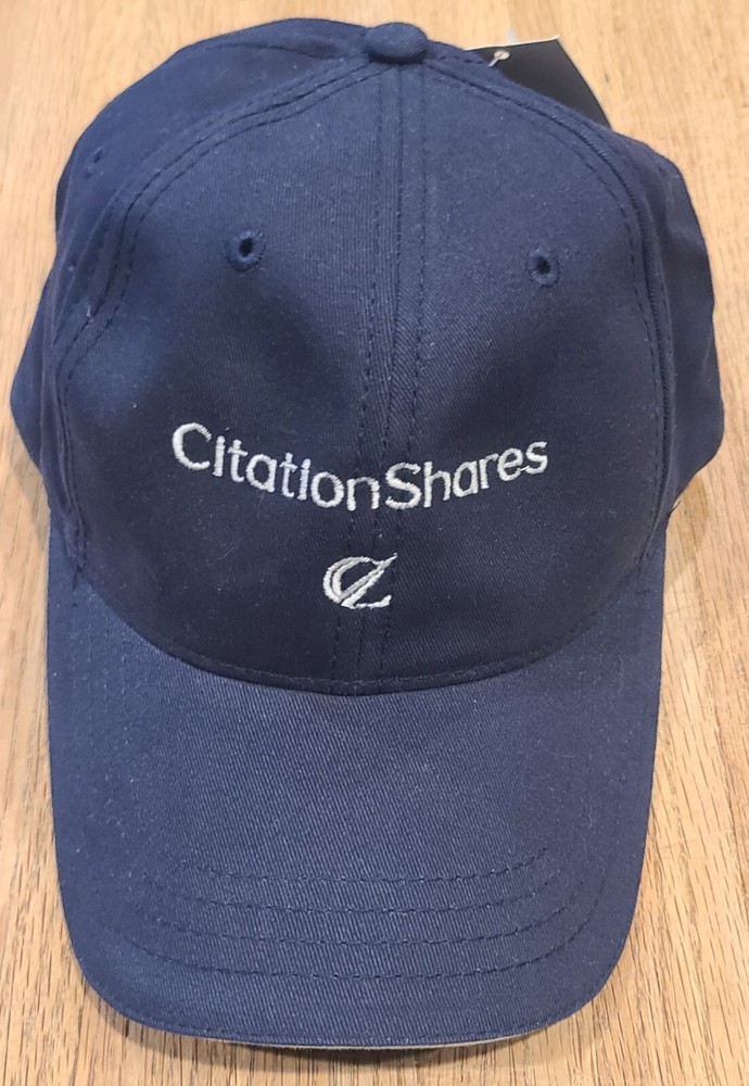 Citation Shares Hat golf cap adjustable Page & Tuttle NWT