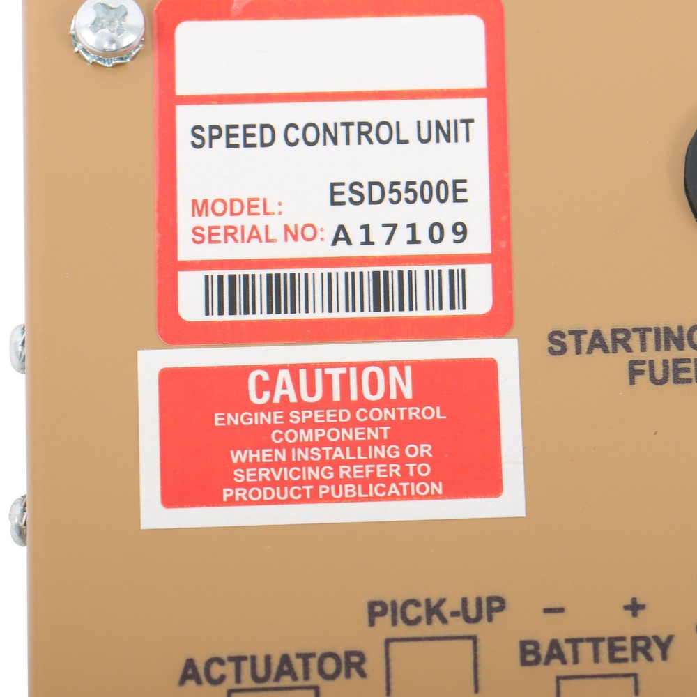 ESD5500E Alternator Generator Governor Actuator MSP6729 ElectricSpeed Sensor