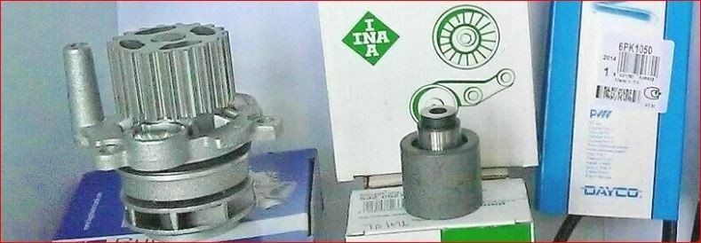 INA DISTRIBUTION KIT + WATER PUMP + BELT SERV FOR VW-GOLFIV (1J1)-1.9 TDI MOTION