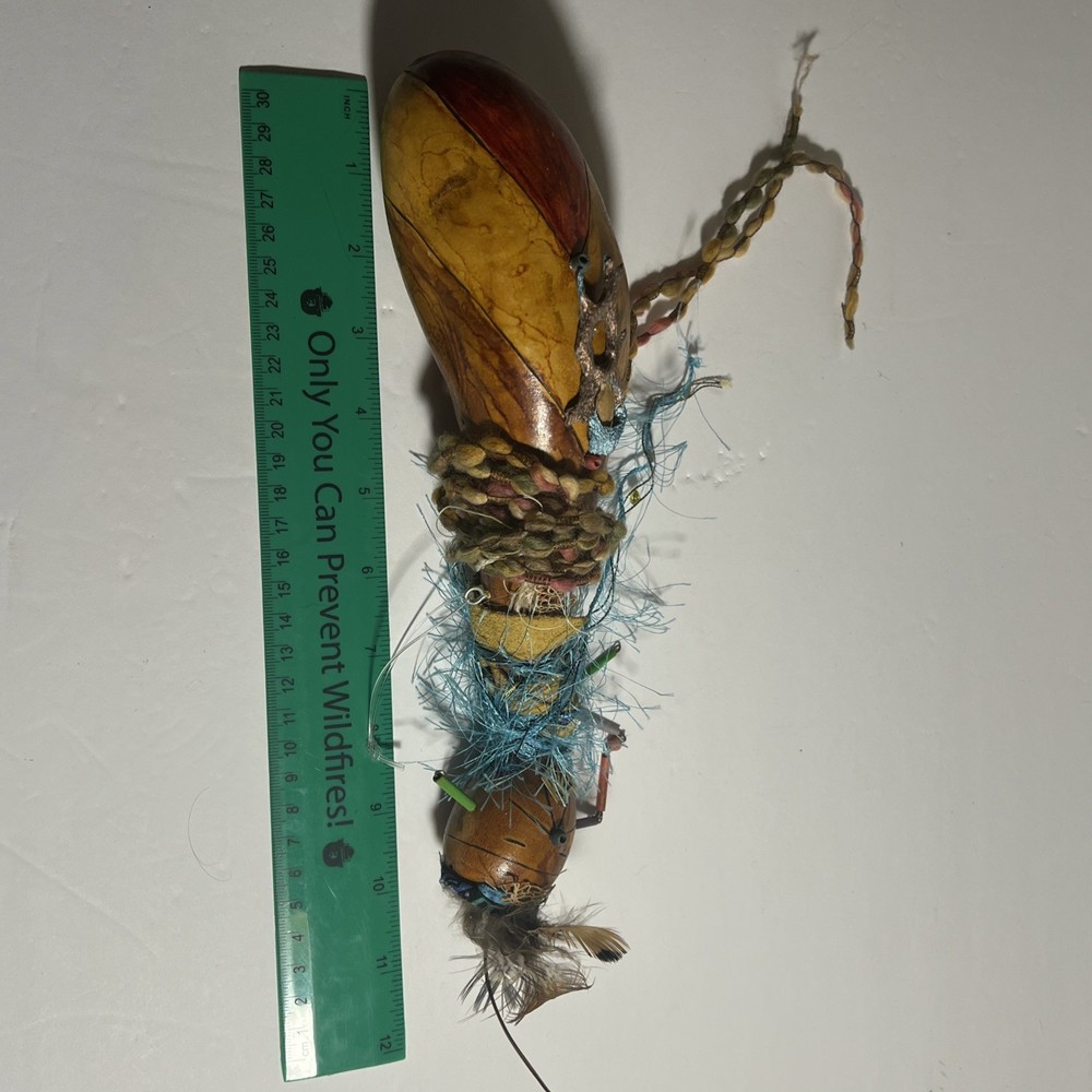 Handcrafted Textiles Gourd *see Description*