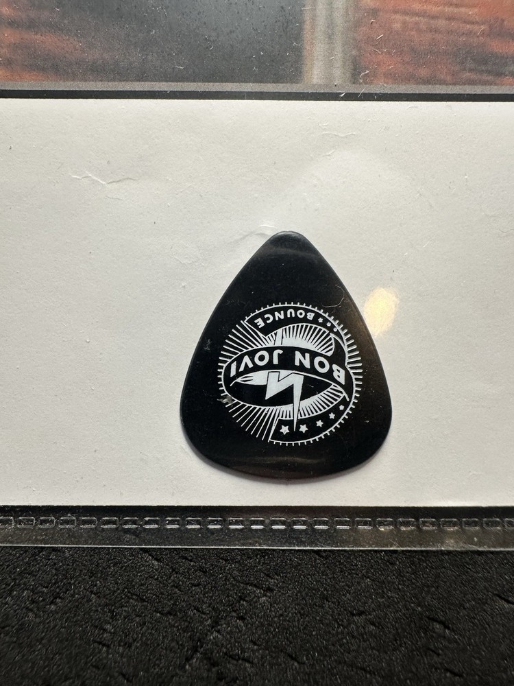 Jon Bon Jovi 2003 Bounce Tour Guitar Pick - STAGE USED