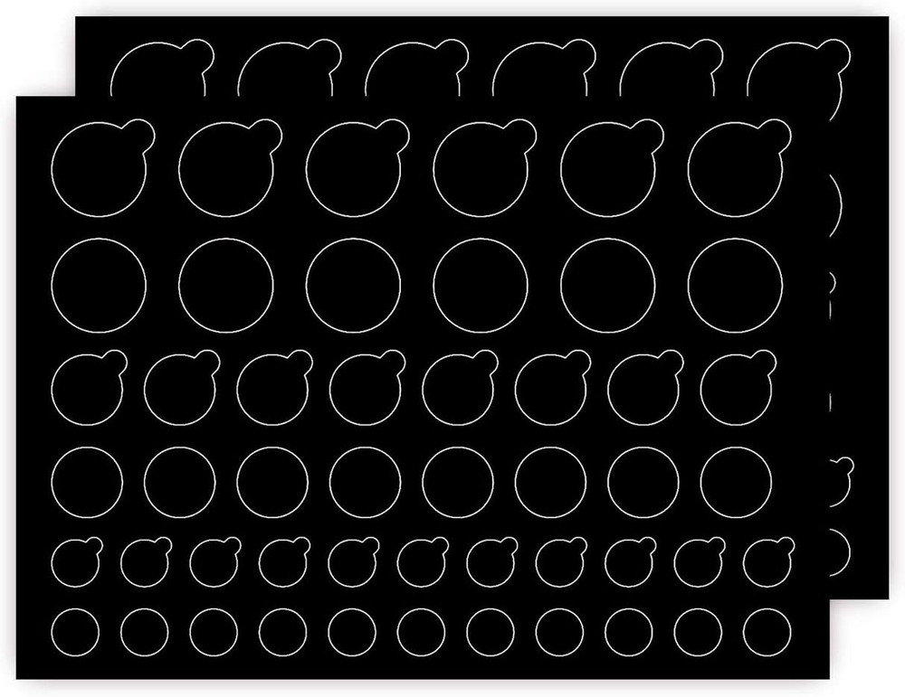 TINGYI Webcam/Camera Covers Privacy Stickers for Lens black