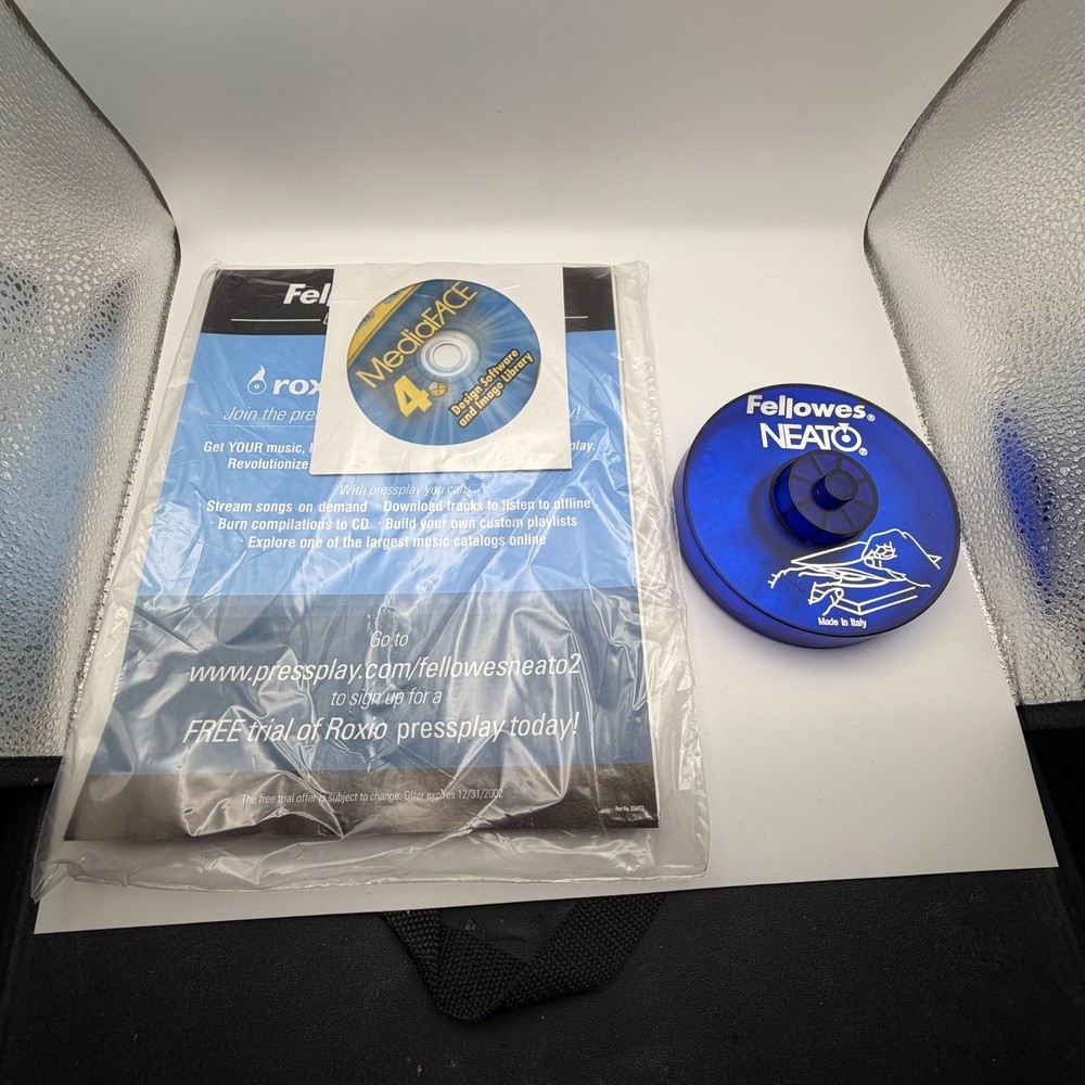 NWT Fellowes Neato Label Suite for CD & DVD Labeling System Bundle - Free Ship