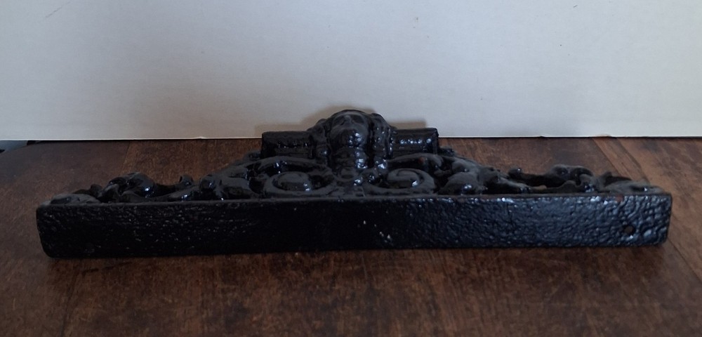 Victorian Cast Iron Pediment Header