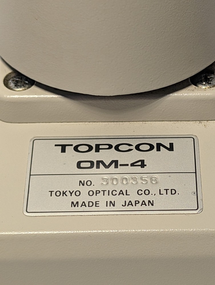 Topcon OM-4 Opthalmometer Keratometer - UNTESTED
