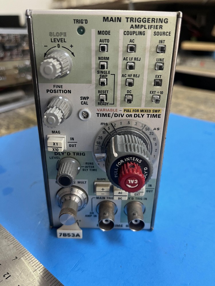 4EE TEKTRONIX 7B53A Dual Time Base Plug In Compartment
