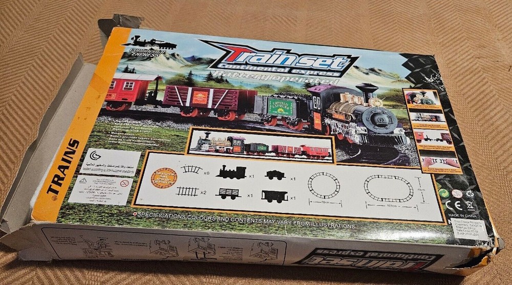 Train Set Continental Express BCP SKY2094 Tested Working
