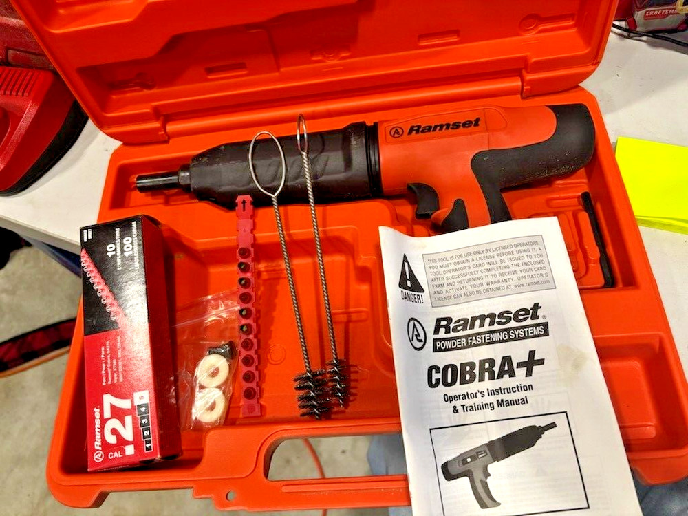 RAMSET Cobra+ 0.27 Caliber Semi-Automatic Powder-Actuated Tool