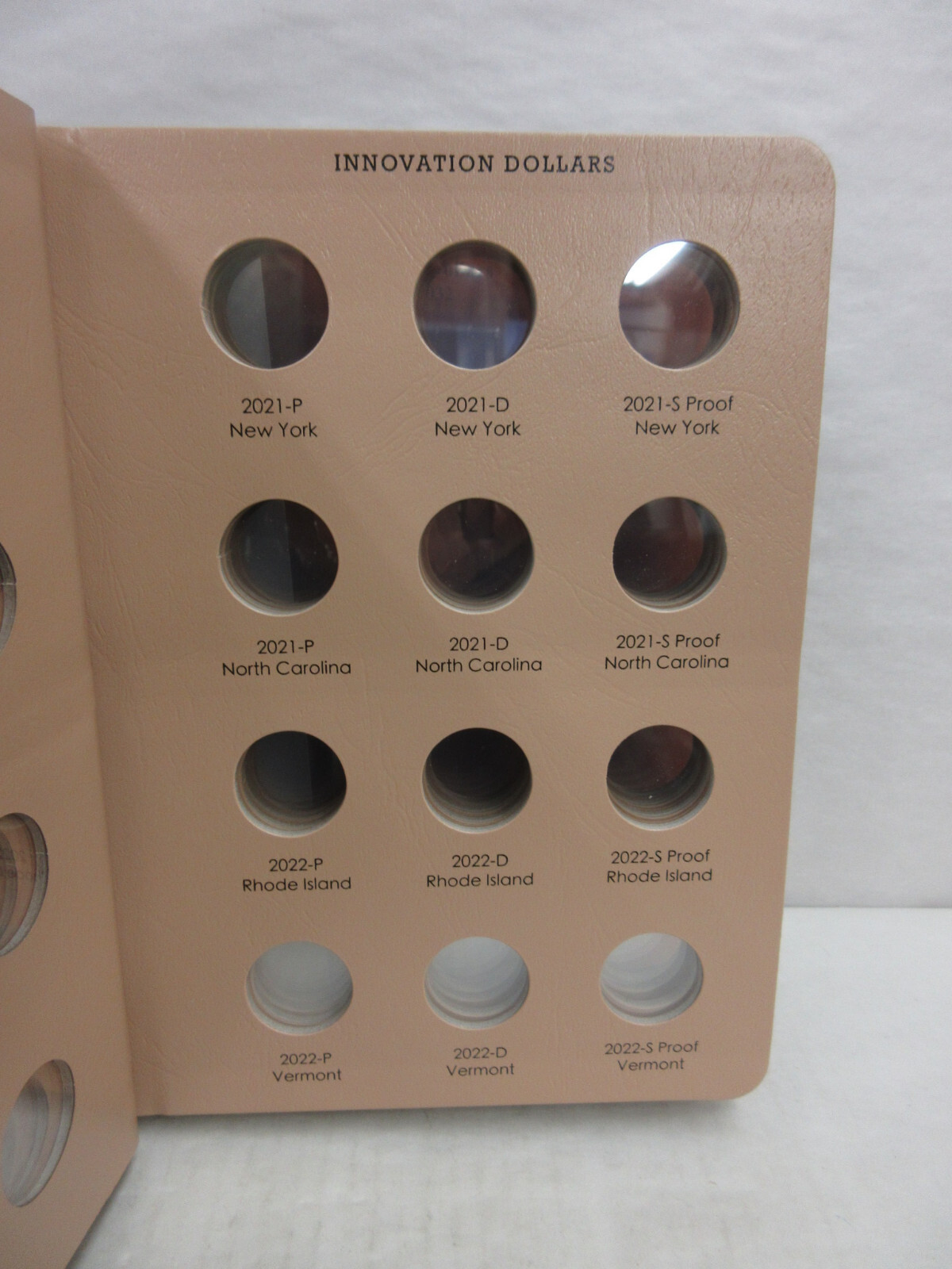 Dansco Coin Album #8188 US Innovation Dollar 2018-2024 w Proofs 7 Page Album NEW