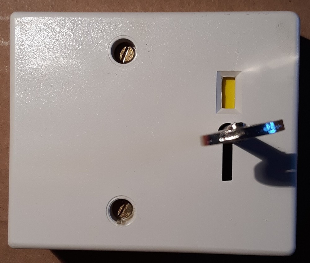 CQR DP-1 White Double Push PA Button - Panic Attack Button