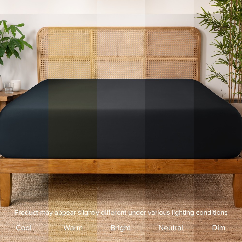 Bare Home Rayon Made from Bamboo Fitted Sheet