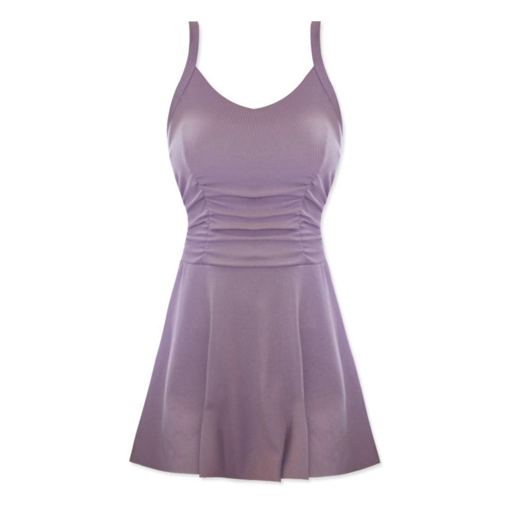 High Waist Lavender Swimsuit