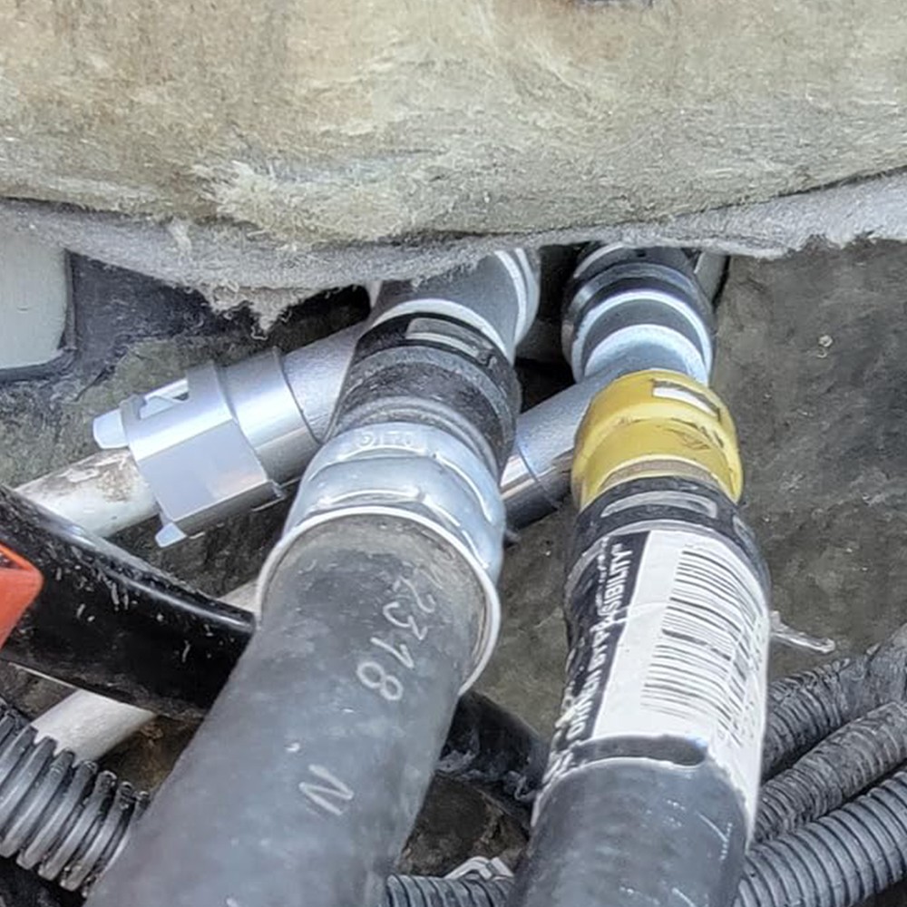 2x Metal Heater Hose Connector Fit For Cadillac Escalade/Chevrolet Silverado