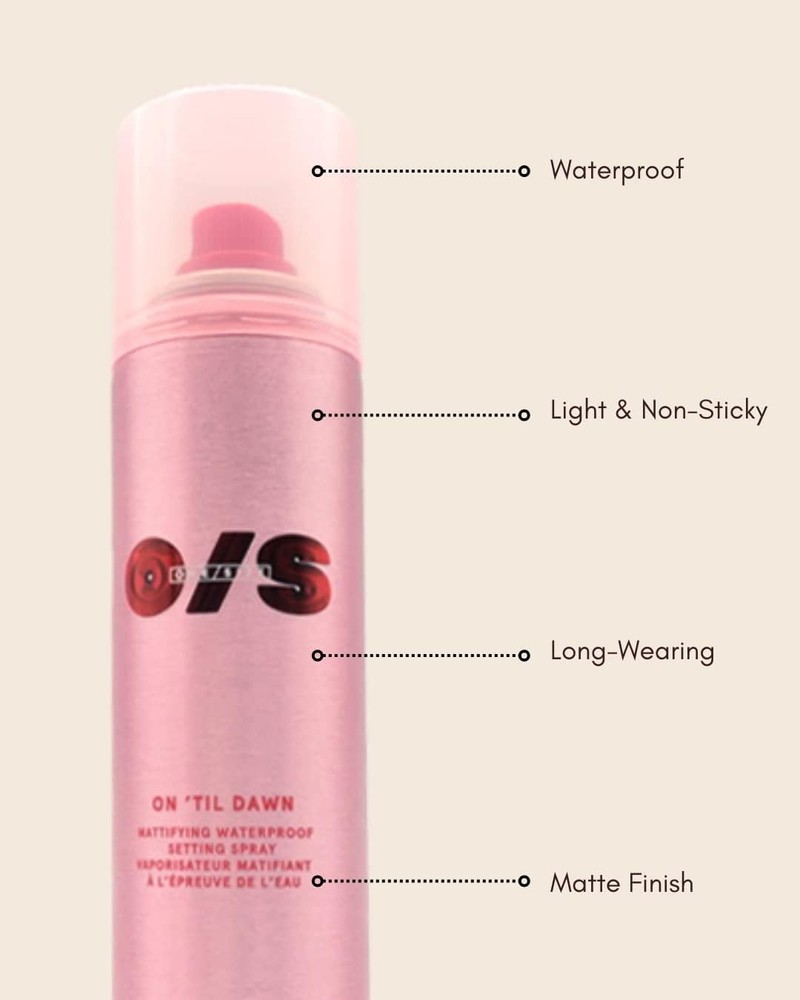 ONE/SIZE On 'Til Dawn Mattifying Waterproof Setting Spray, 3.4 oz