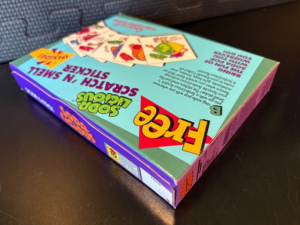 Soda Licious fruit snacks - Empty custom design display box
