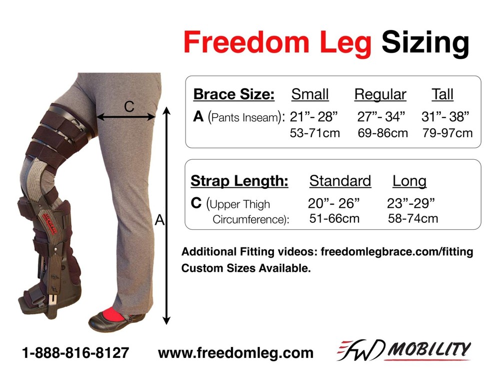 Forward Mobility Freedom Leg Off-Loading Brace (Regular-Standard)