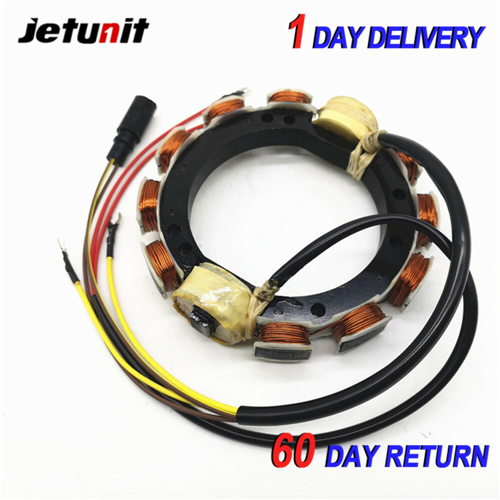 For Johnson Evinrude Outboard Stator 763769 1988-2001 120-140HP Loop Charged