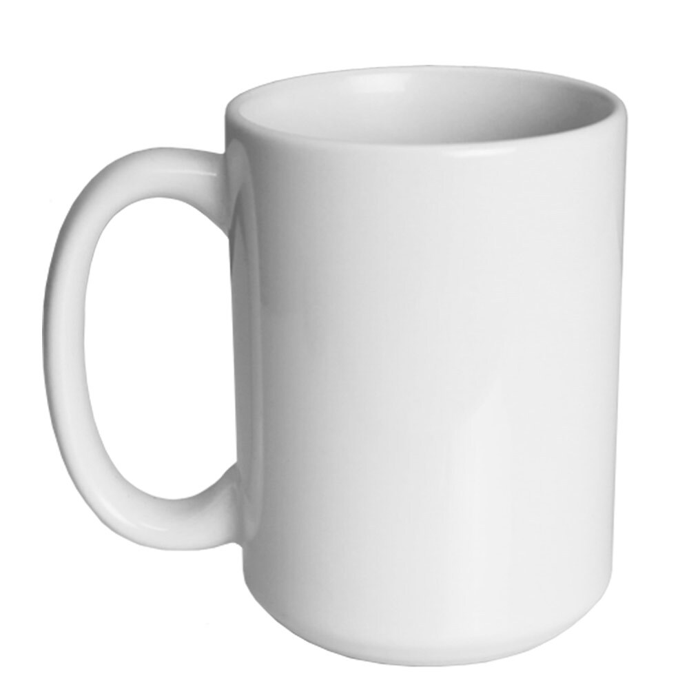 36pcs 15OZ Sublimation White Ceramic Coffee Mug Blanks Coffee Cup with White Box